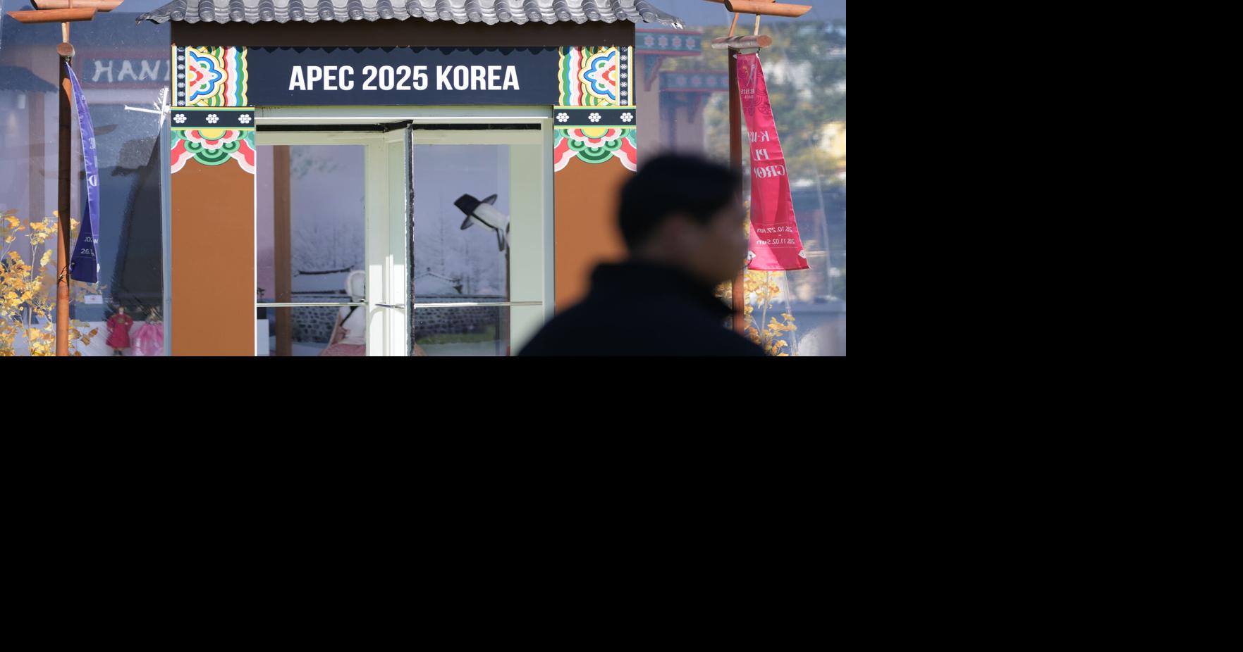 North Korea touts missile tests as Trump visits South Korea