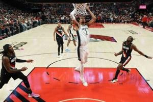 Spurs win in Wembanyama return to take 3-1 lead over Trail Blazers
