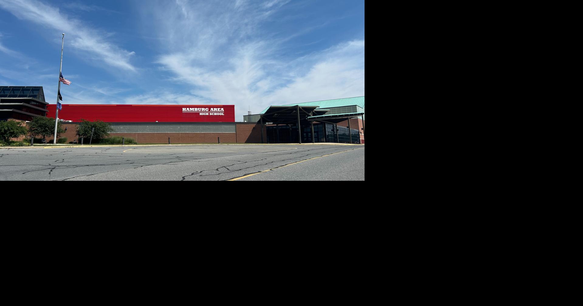 The exterior of Hamburg Area High School.