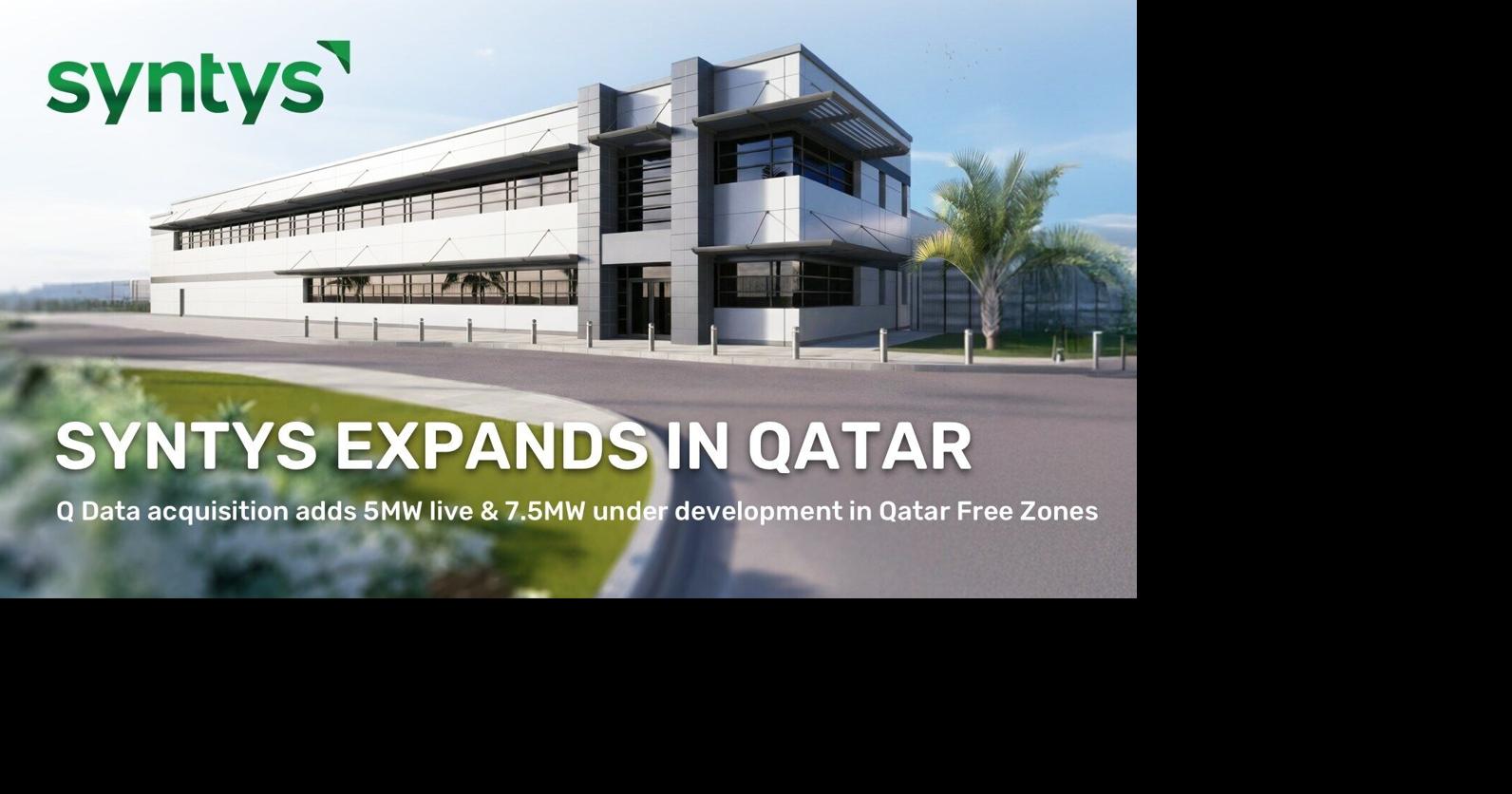 Ooredoo Group announces Syntys acquisition of Q Data facilities in Qatar
