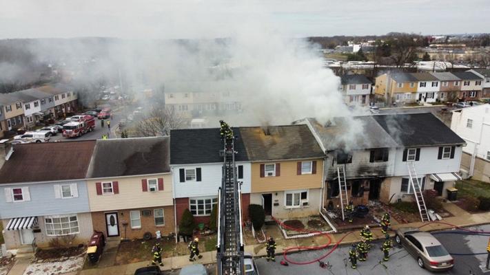 5 homes damaged, multiple people displaced after intense fire sends ...