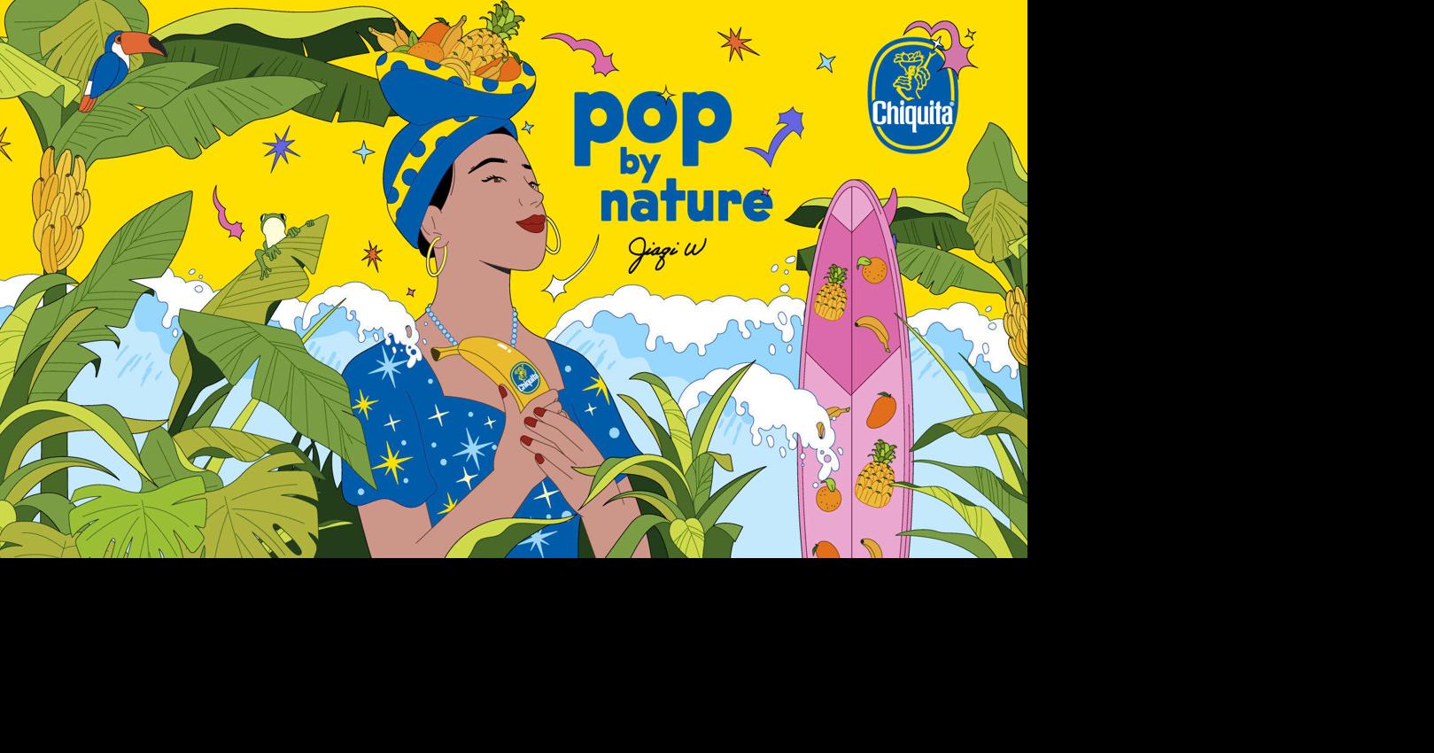 Chiquita Brings Everyday Joy to Life in Third Year of Pop by Nature Creative Collaboration with Artist Jiaqi Wang