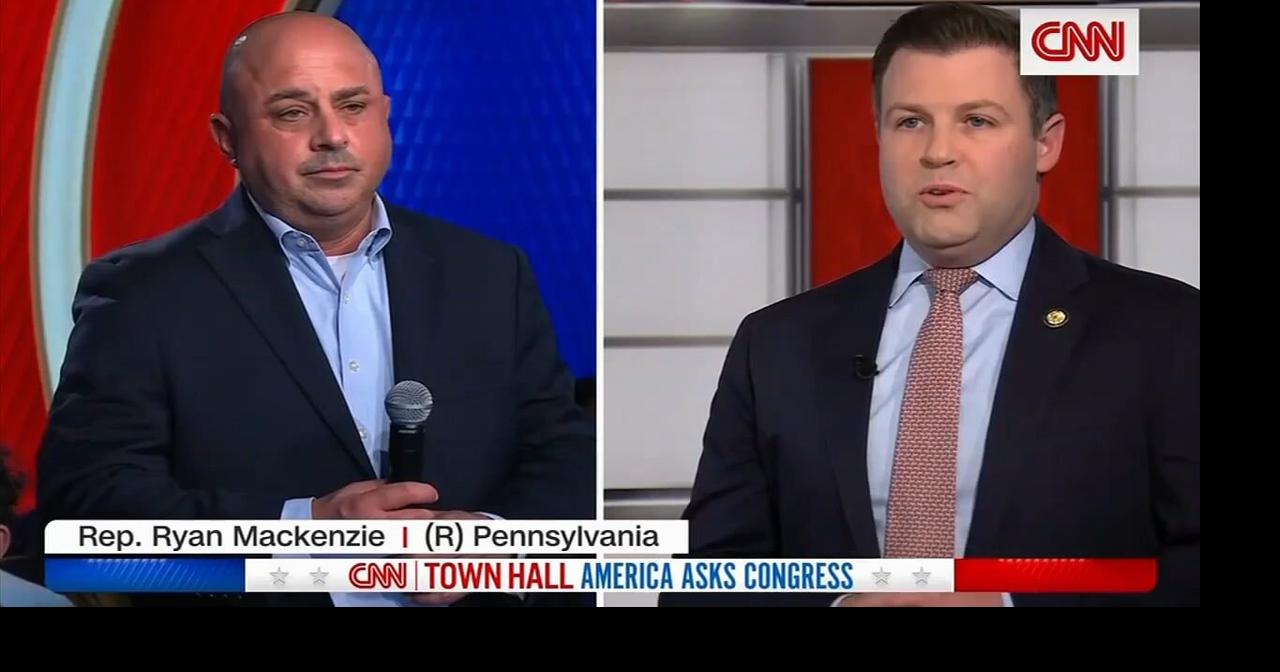 Congressman Ryan Mackenzie takes stage, answers questions at CNN town hall