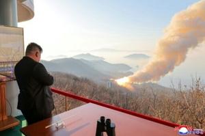 North Korea's Kim oversees test of high-thrust engine: state media