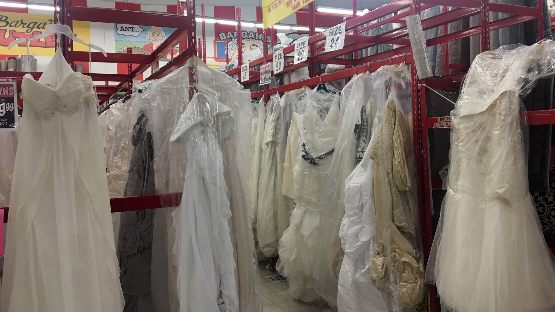 Wedding clearance dress bargains