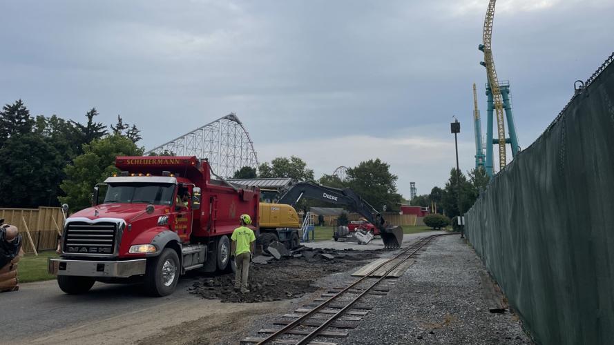First steel track pieces for new Dorney Park coaster are on their way