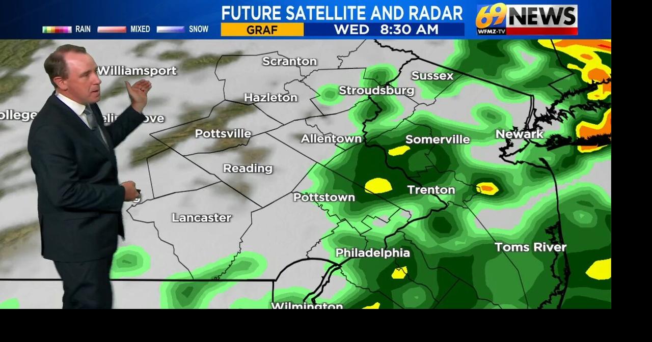Periods of rain into Wednesday morning; turning breezy and cooler ...