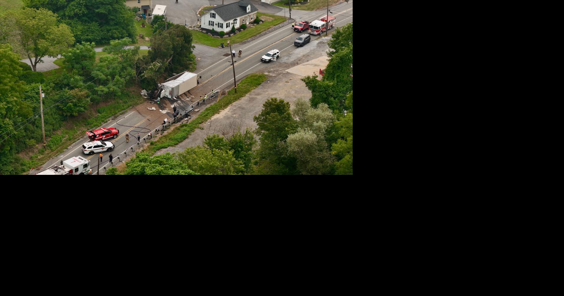 State police ID truck driver who died in Upper Milford crash; truck hit tree, utility pole