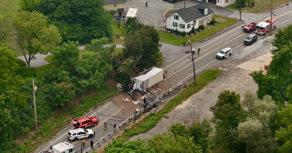State police ID truck driver who died in Upper Milford crash; truck hit tree, utility pole