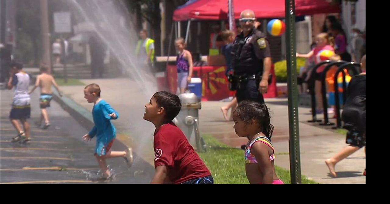 Hot, humid conditions make for fun-filled Wacky Water Wednesday ...