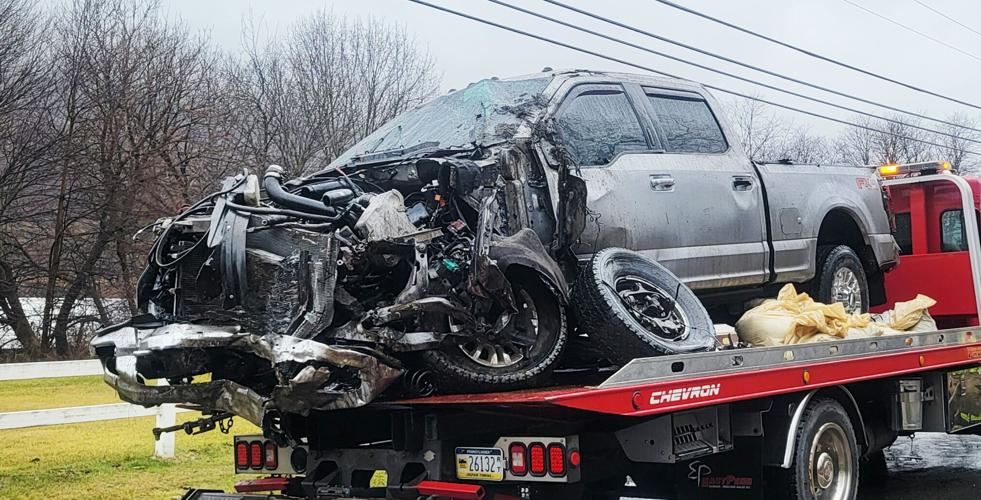 Pickup truck crash closes road in Carbon County | Poconos and Coal ...