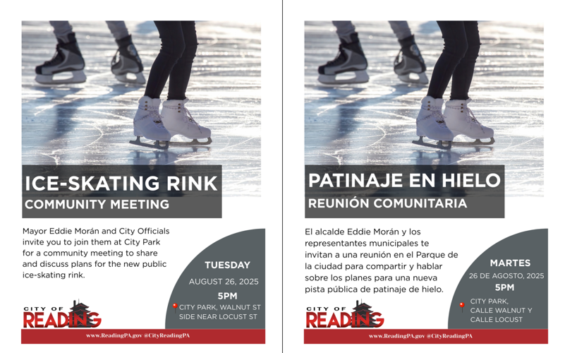 Rain postpones outdoor meeting on proposed ice-skating rink | Berks ...