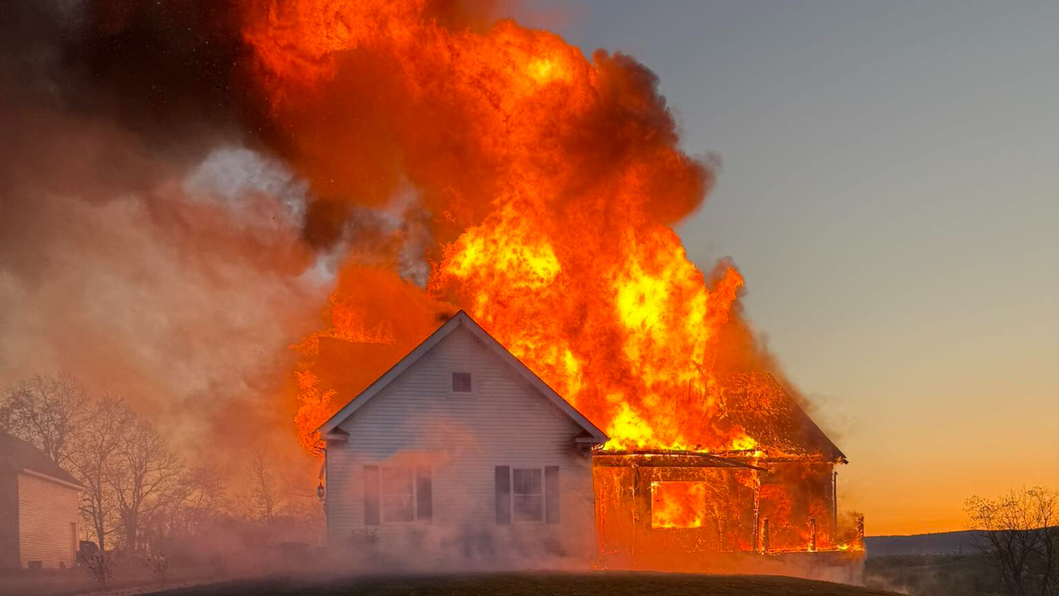 Multiple fire companies assist Plainfield Twp. Volunteer Fire Co. in ...