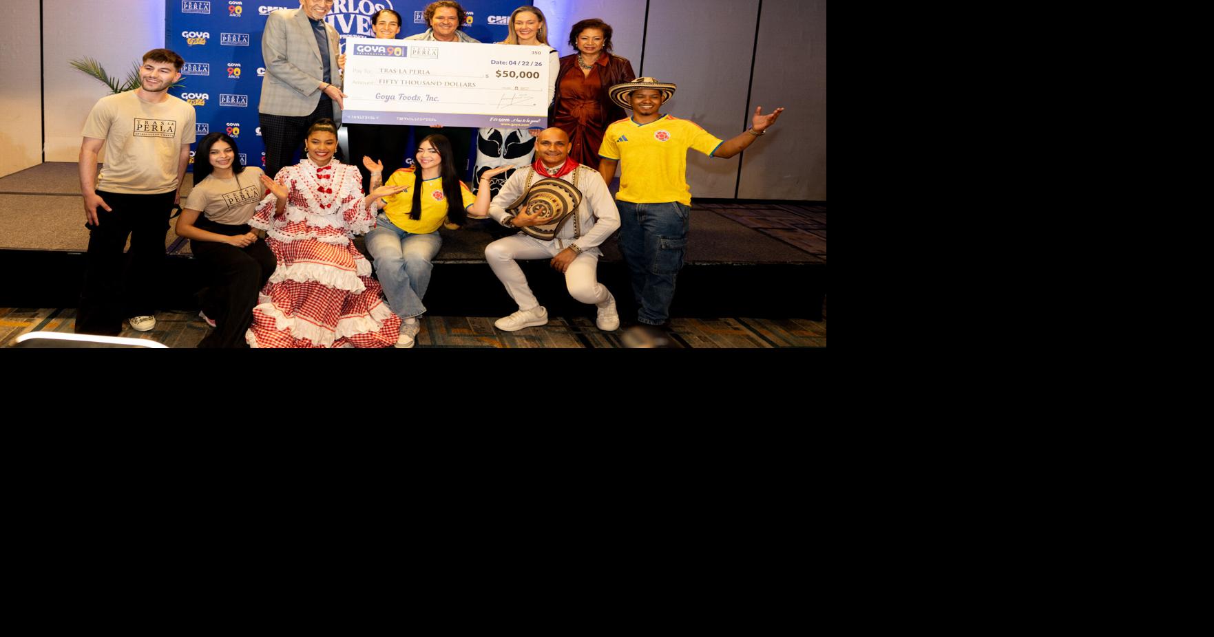 Goya Foods Marks 90 Years with Sponsorship of Carlos Vives' TOUR AL SOL 2026 and Donates $50,000 to Children and Families in Need