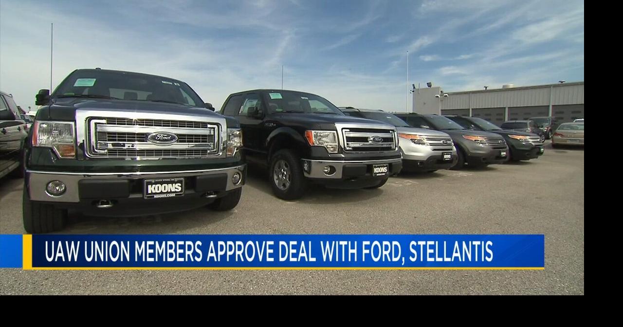 UAW union members approve contract with Ford, Stellantis National