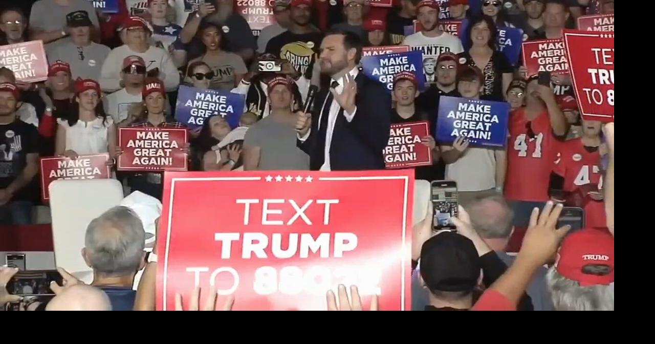 Vice President JD Vance speaks about economy, inflation in Lehigh County Tuesday