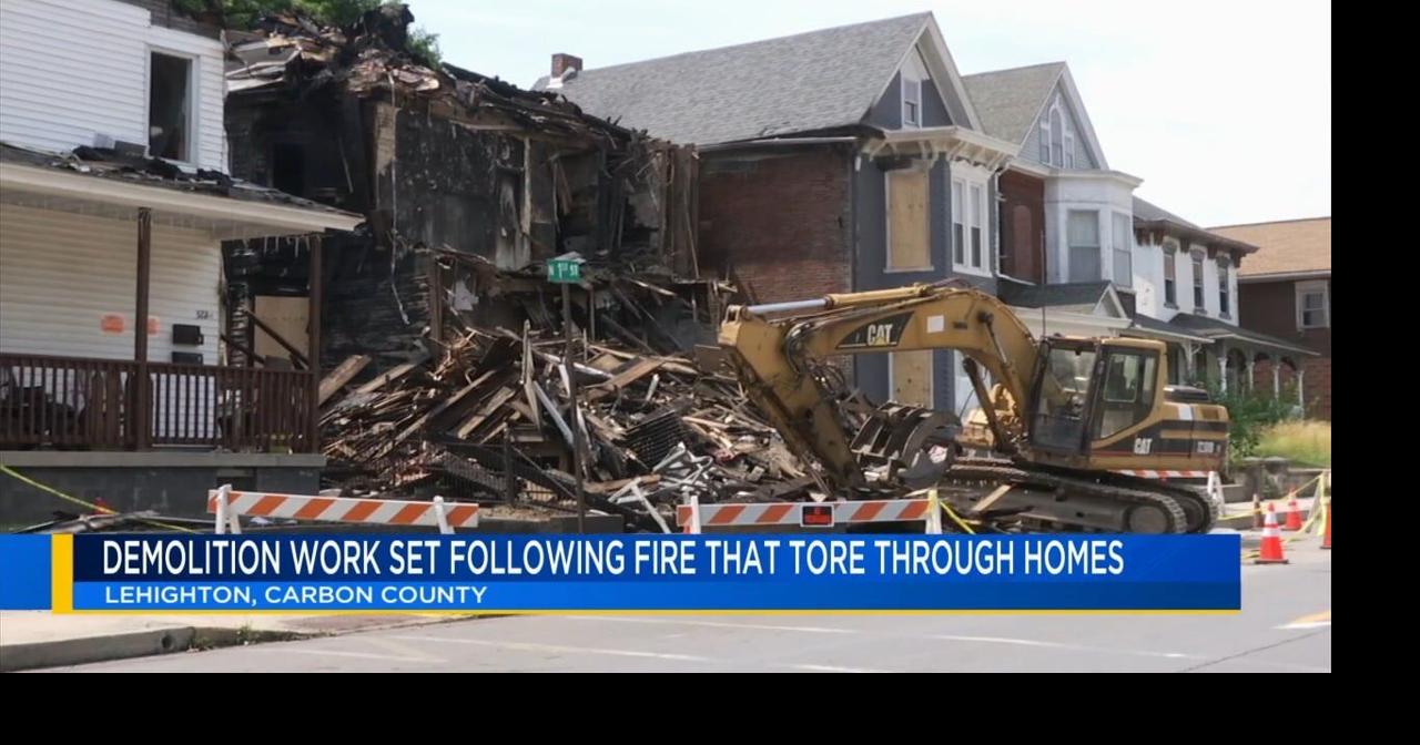 Fire-damaged Lehighton homes face demolition | Poconos and Coal Region ...