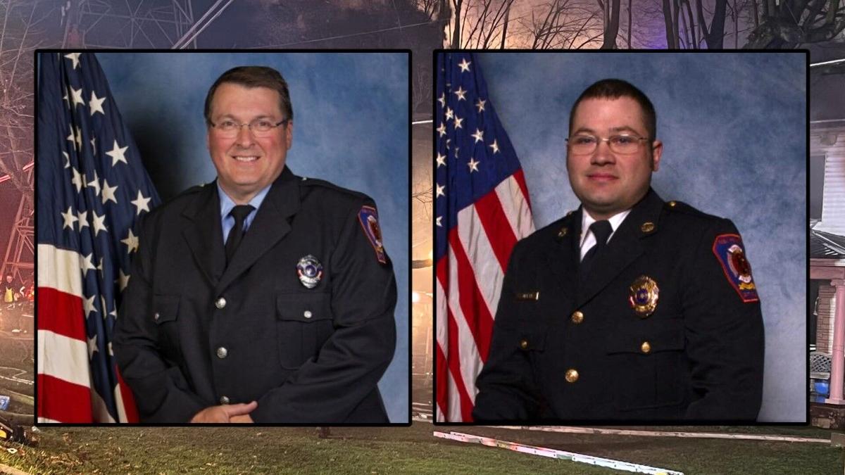 Sign renaming part of Route 143, honoring 2 local fallen firefighters