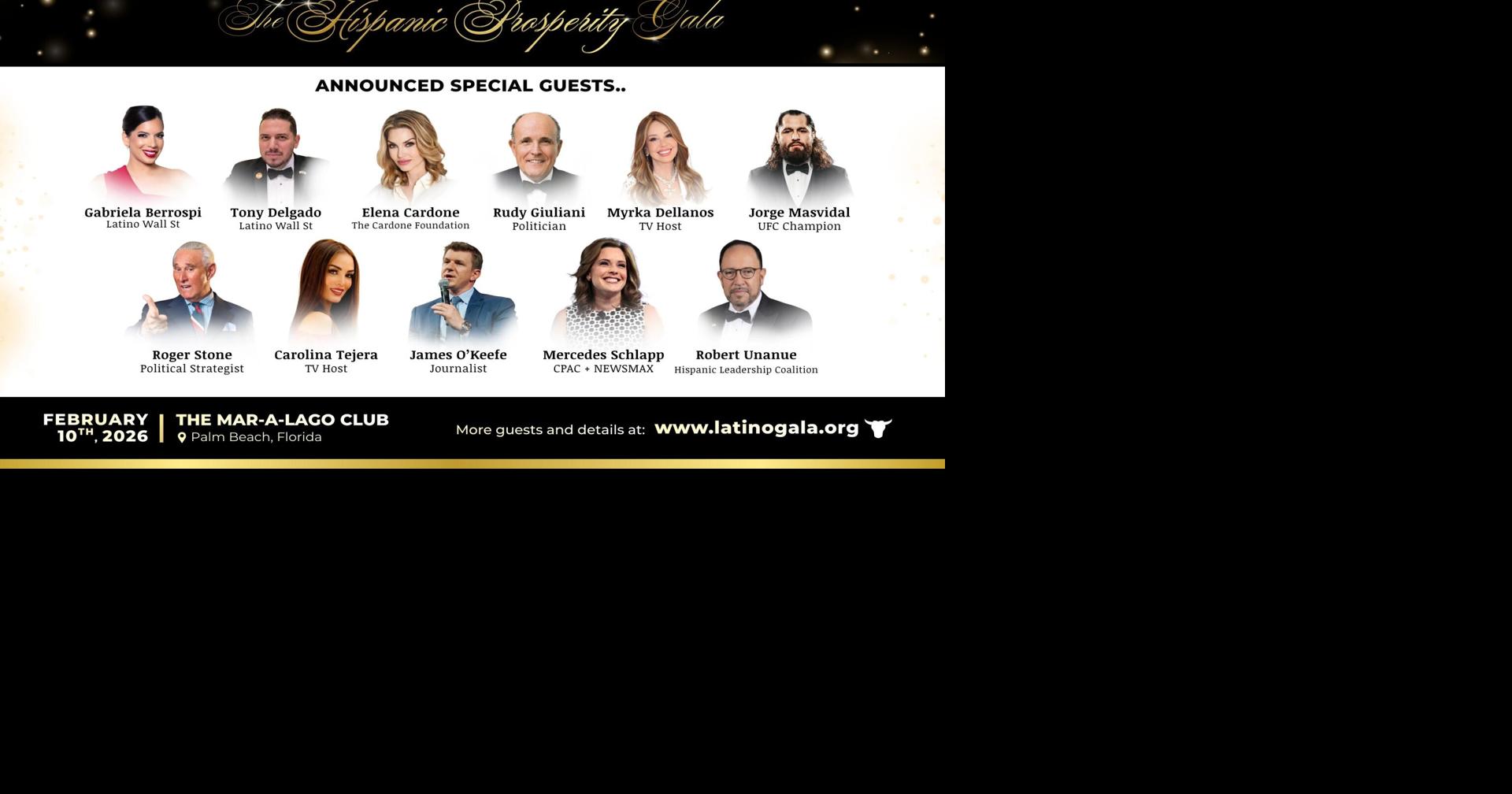 Latino Wall Street Makes History with the Hispanic Prosperity Gala 2026 at Mar-a-Lago