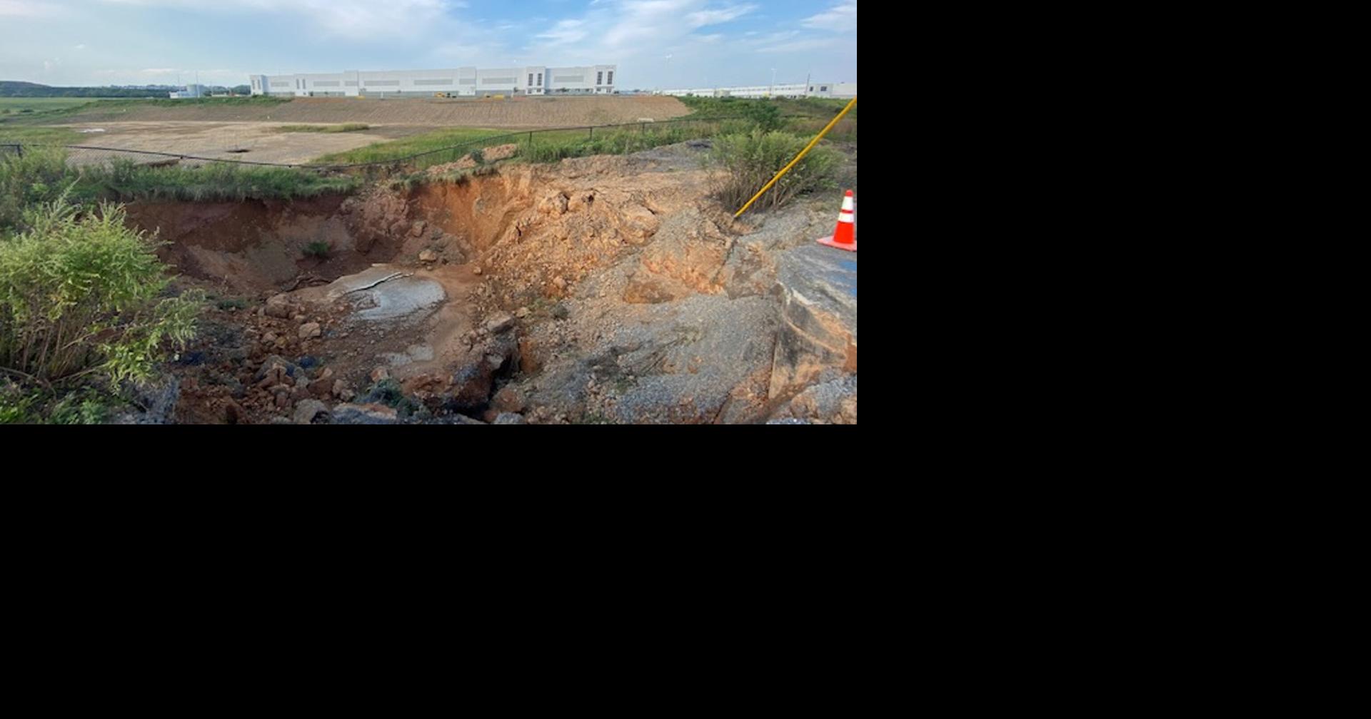 Palmer Township road reopens again after sinkhole Lehigh Valley