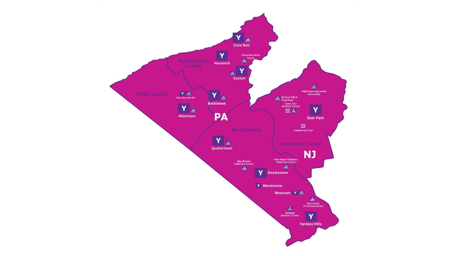 One Y Bucks and Hunterdon YMCAs merge with Greater Valley to serve 4