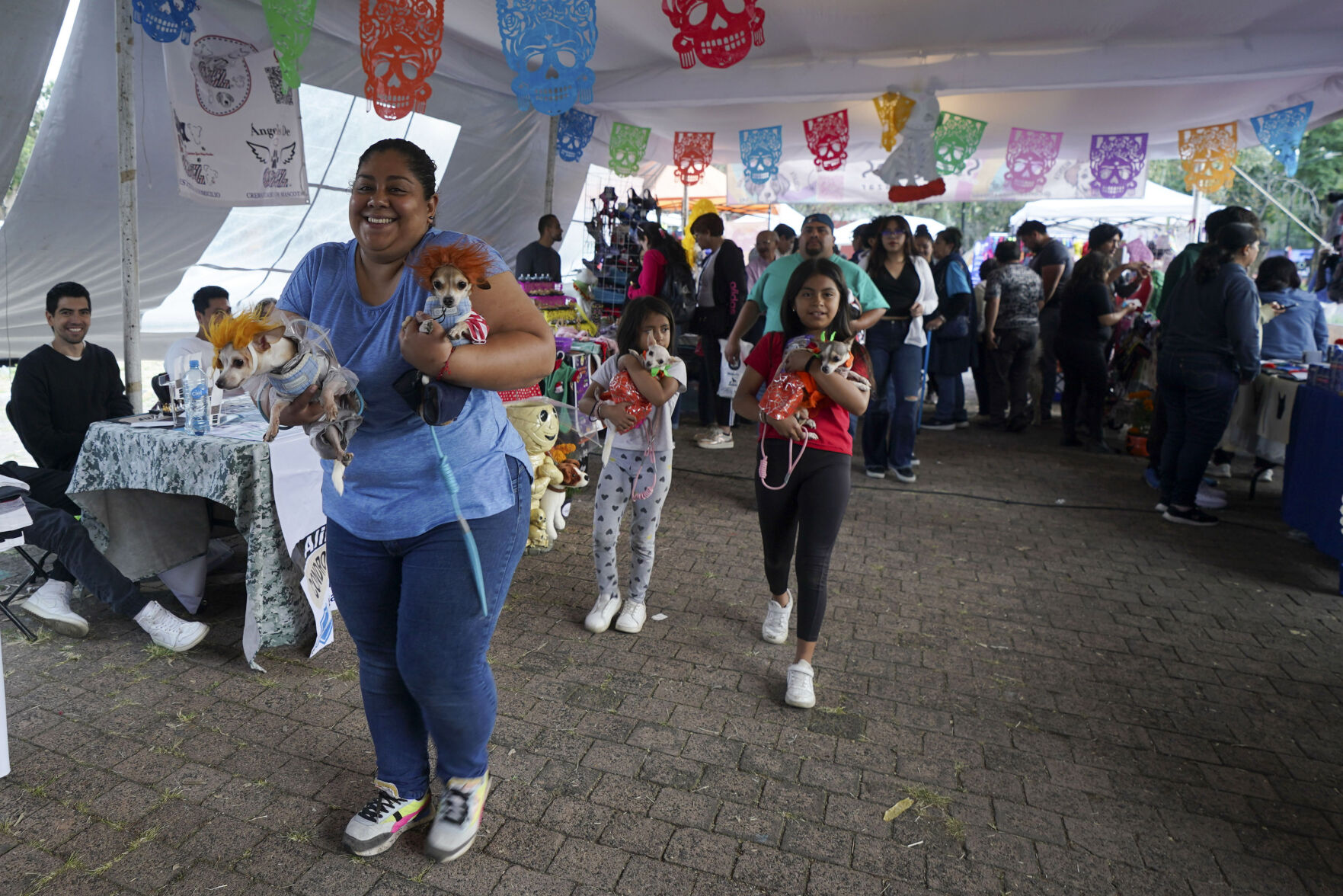 Pets Join Mexico's Day Of The Dead Celebrations, As Fido And Tiger Get ...