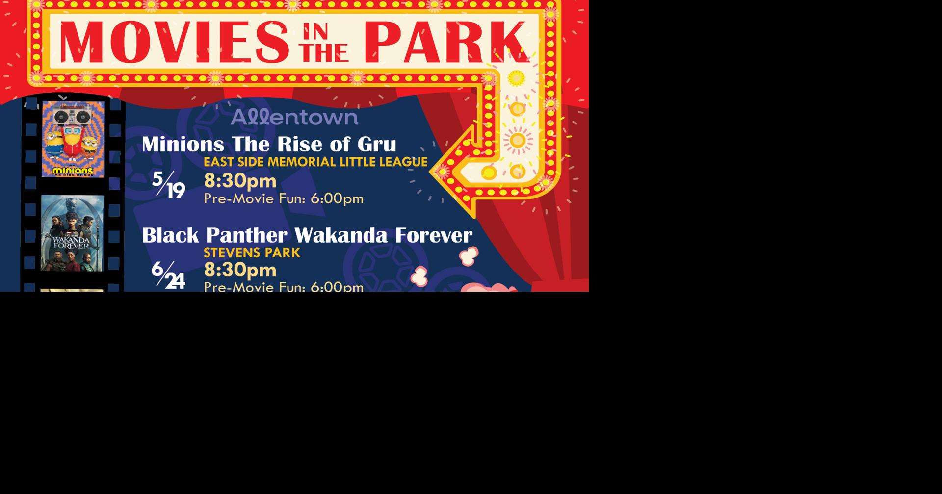 Allentown announces lineup for 'Movies in the Park' series Lehigh