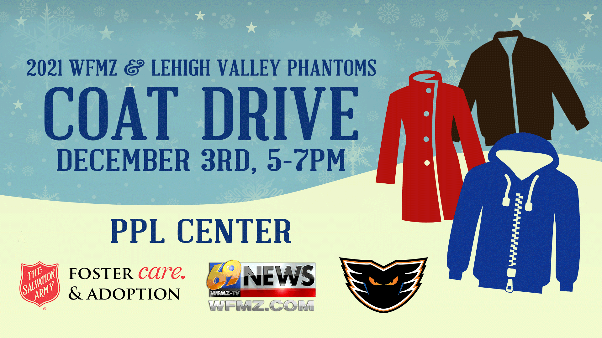 WFMZ And Lehigh Valley Phantoms Coat Drive 2021 | Lehigh Valley ...