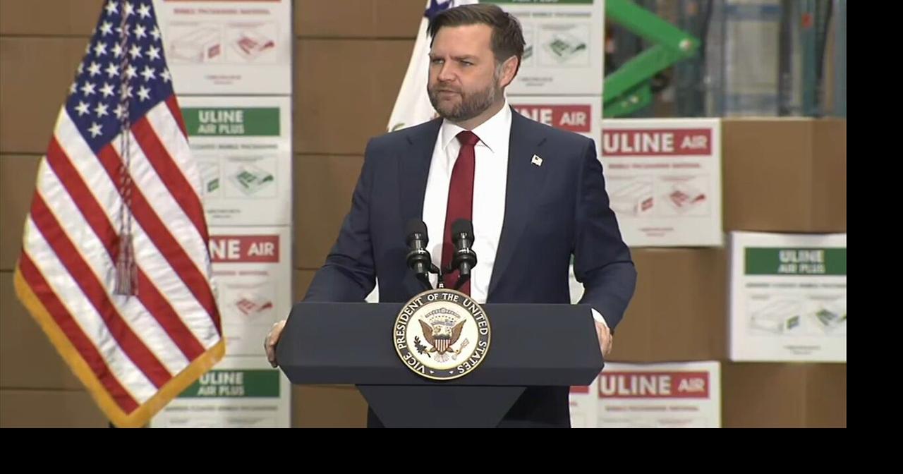 Vice President JD Vance talks no tax on tips, expanded child tax credit, focuses on economy during Lehigh Valley visit