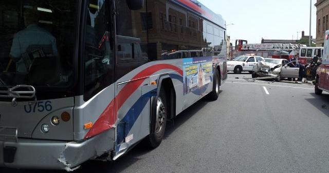 Car runs stop sign, collides with BARTA bus, police say | Berks ...