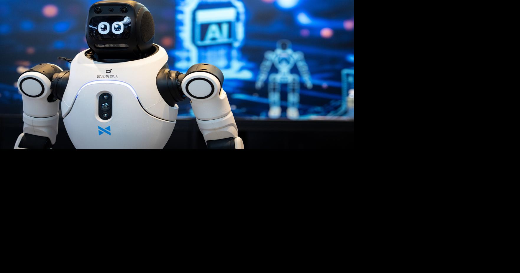 Humanoid robots show off their language and boxing skills in Hong Kong