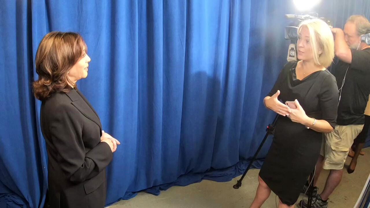 WATCH: Wendy Davis Interviews Vice President Kamala Harris | Video ...