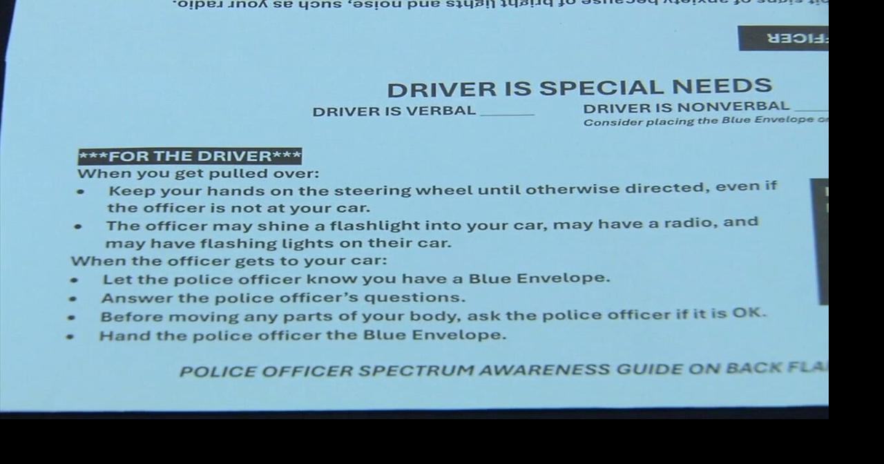 Blue Envelope Program comes to Berks County, aims to help adults with autism communicate with police