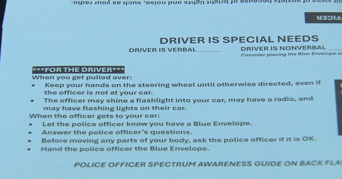Blue Envelope Program comes to Berks County, aims to help adults with autism communicate with police