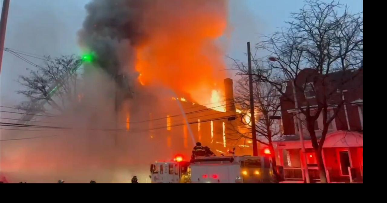 69 News Reporter Sydney Kay reports on vacant church fire in Pottstown ...