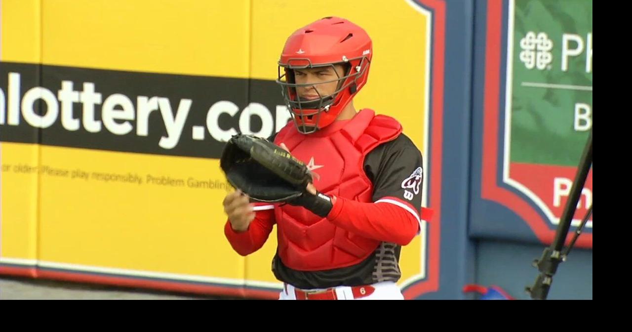 Promising catcher Logan O'Hoppe taking notes as he rises through Phillies  ranks  Phillies Nation - Your source for Philadelphia Phillies news,  opinion, history, rumors, events, and other fun stuff.