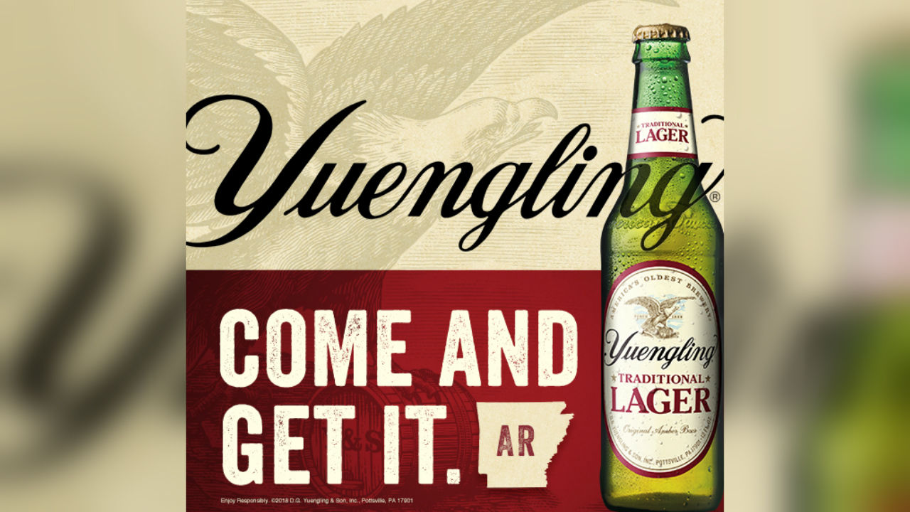 Yuengling Brand Now Available In Arkansas | News | Wfmz.com