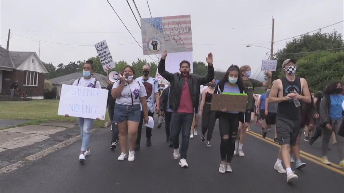 Black Lives Matter protest, counterprotest on the streets of Pen Argyl