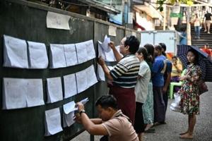 Myanmar junta stages election after five years of civil war