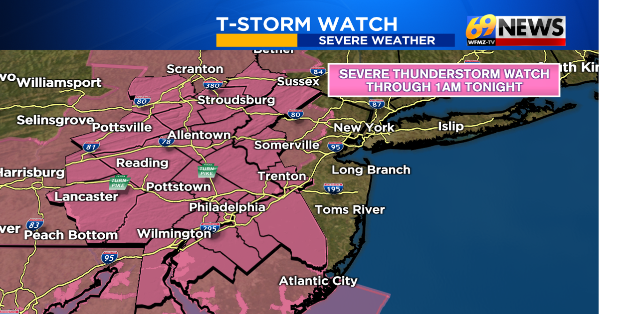 Here’s the latest on our severe storm potential this evening