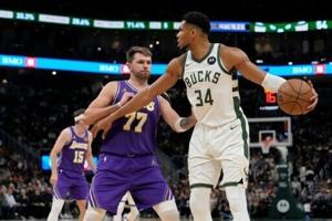 Doncic, Giannis lead NBA All-Star voting