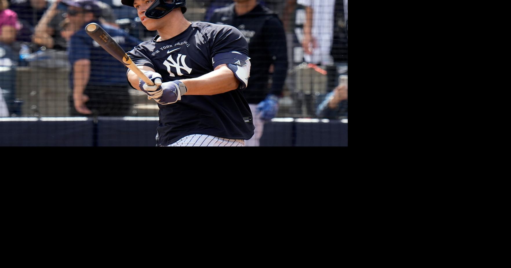Aaron Judge slugs two home runs in his spring debut for New York Yankees