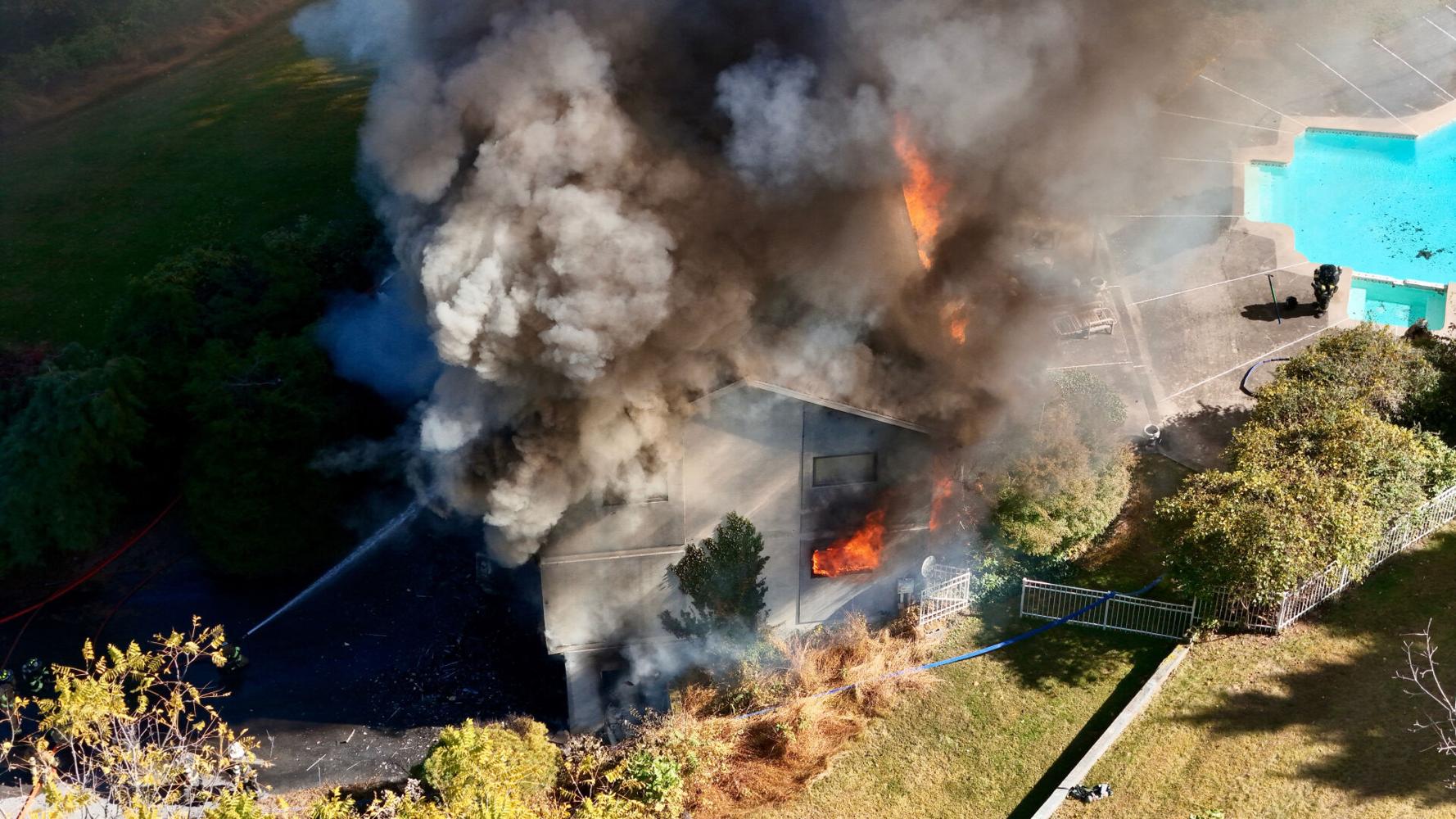 Couple hospitalized after car fire spreads to home in Upper Saucon