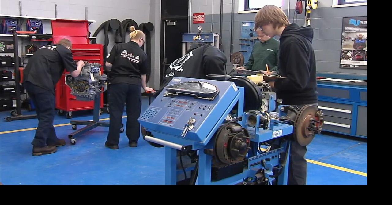 High school technical students from across our area show off automotive skills at NCC in competition
