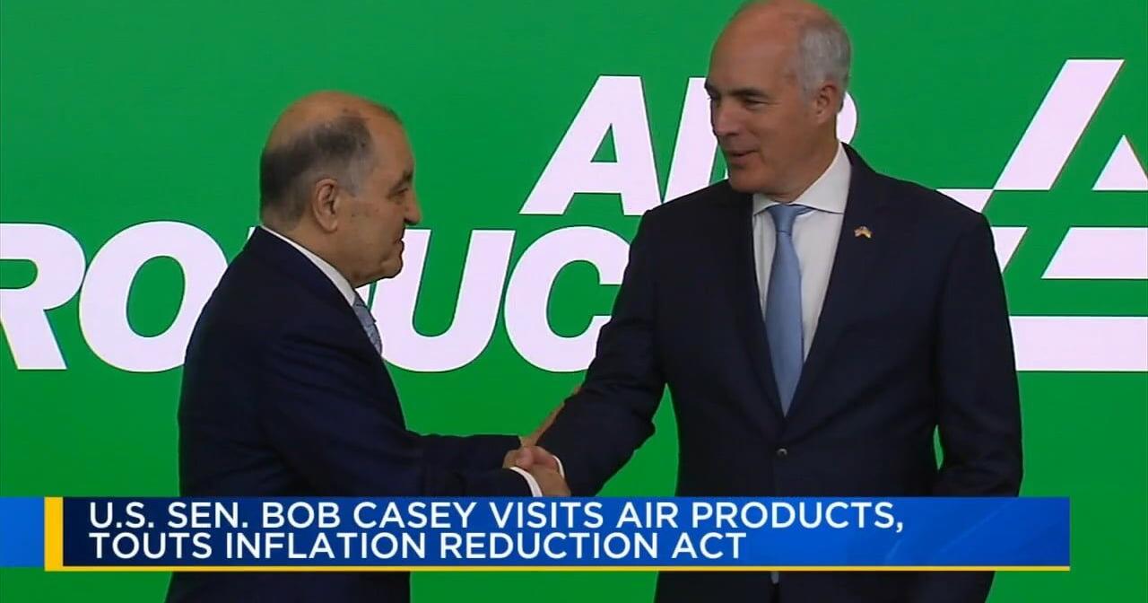 Casey visits Air Products, touts Inflation Reduction Act - Vimarsana News