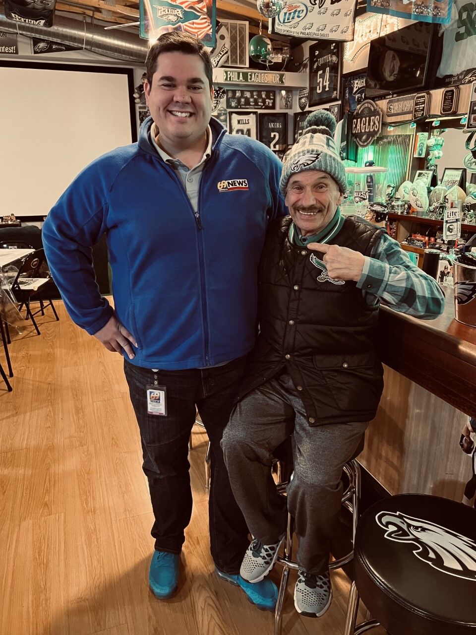 Meet the one and only Barry The Hatchet Vagnoni: The Philadelphia Eagles  super fan