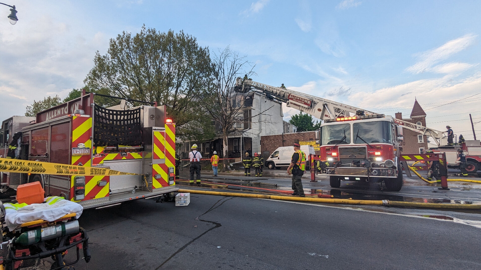 At Least 36 People Displaced After Fire Tears Through Allentown ...