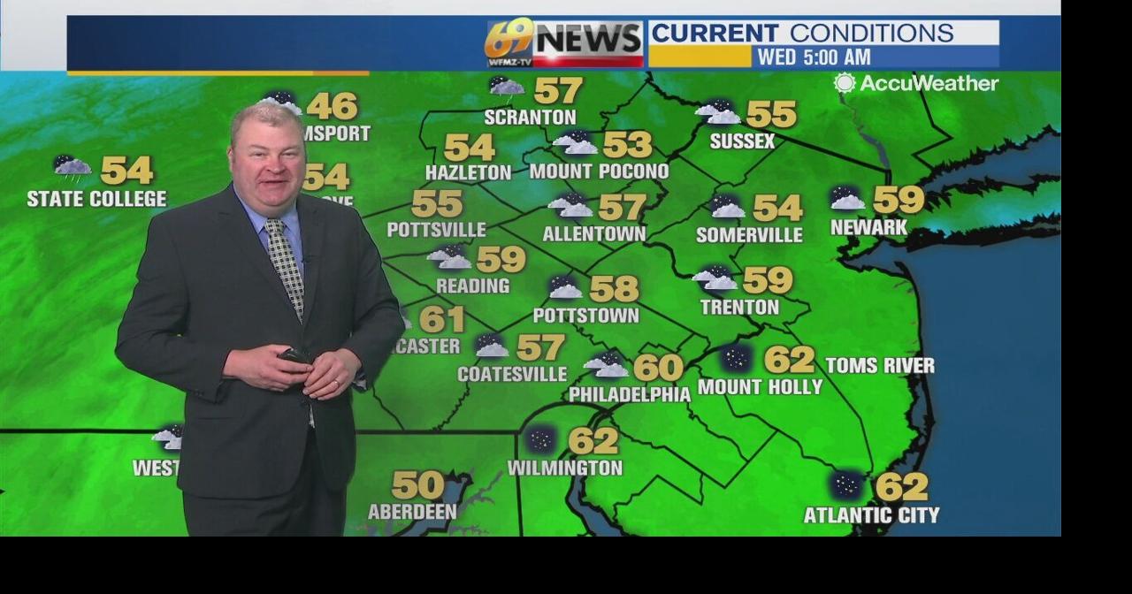 Windy and warm today with temps in the 60s! But a chance for a wintery mix tomorrow. Weather