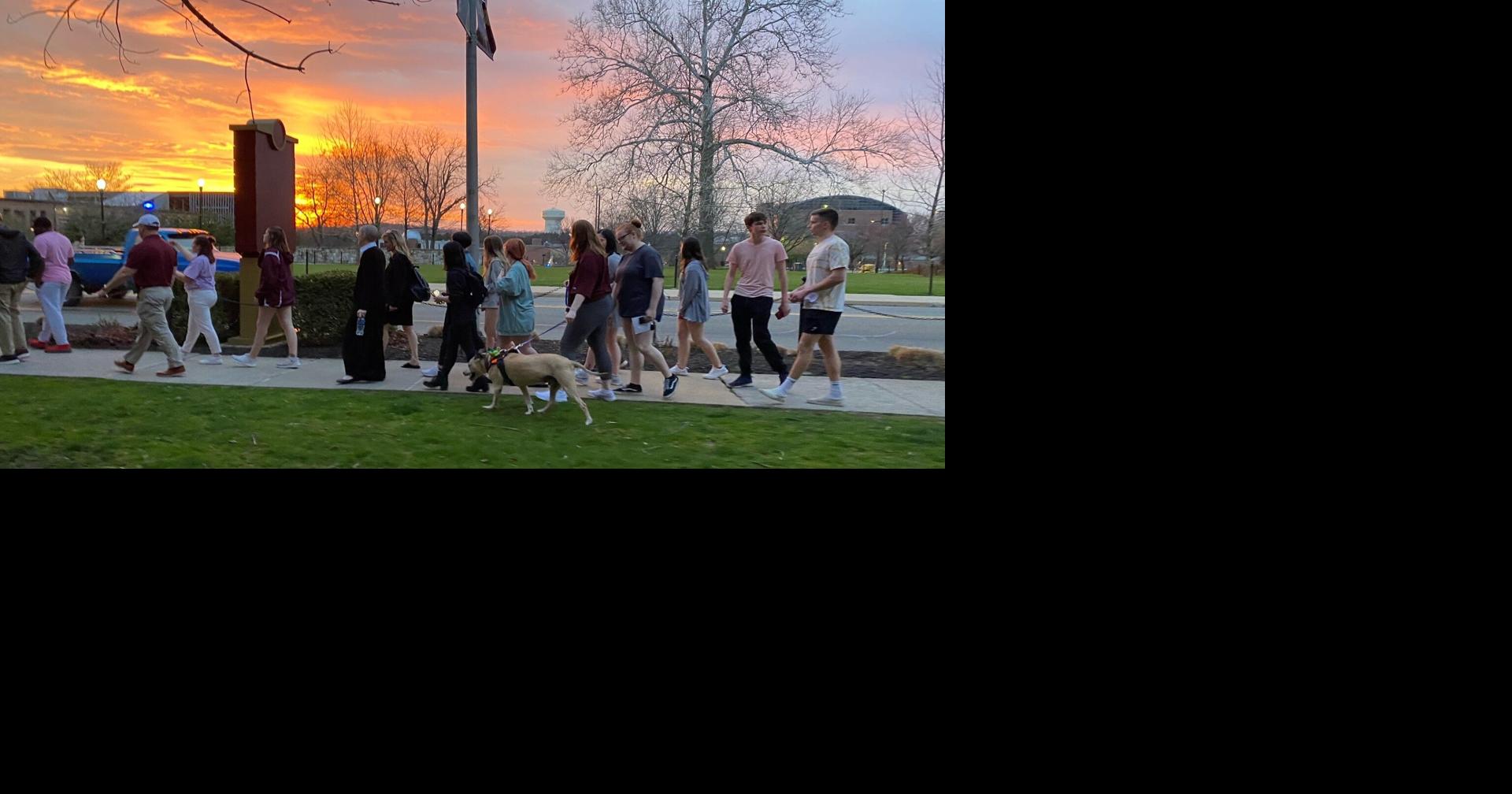 Kutztown University safety walk 1