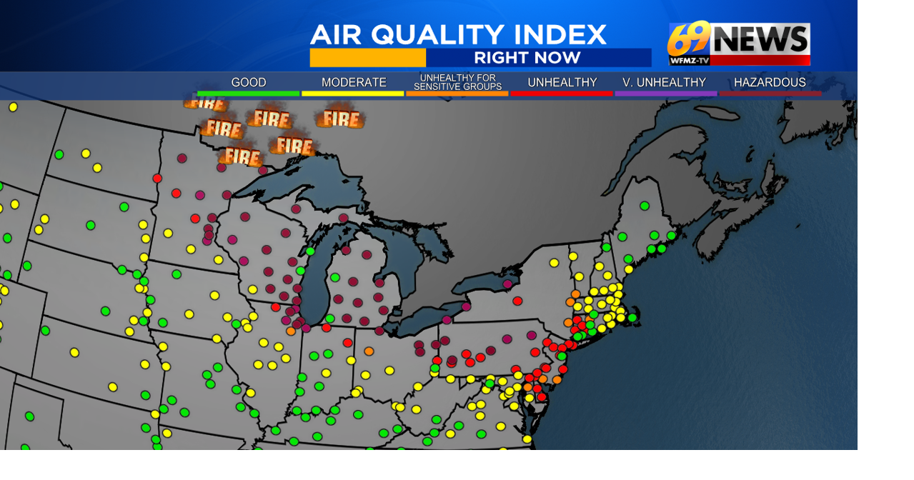 Air quality worsening | Code purple alert in effect for Friday